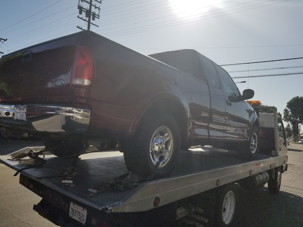 A truck at Twins Auto Repair