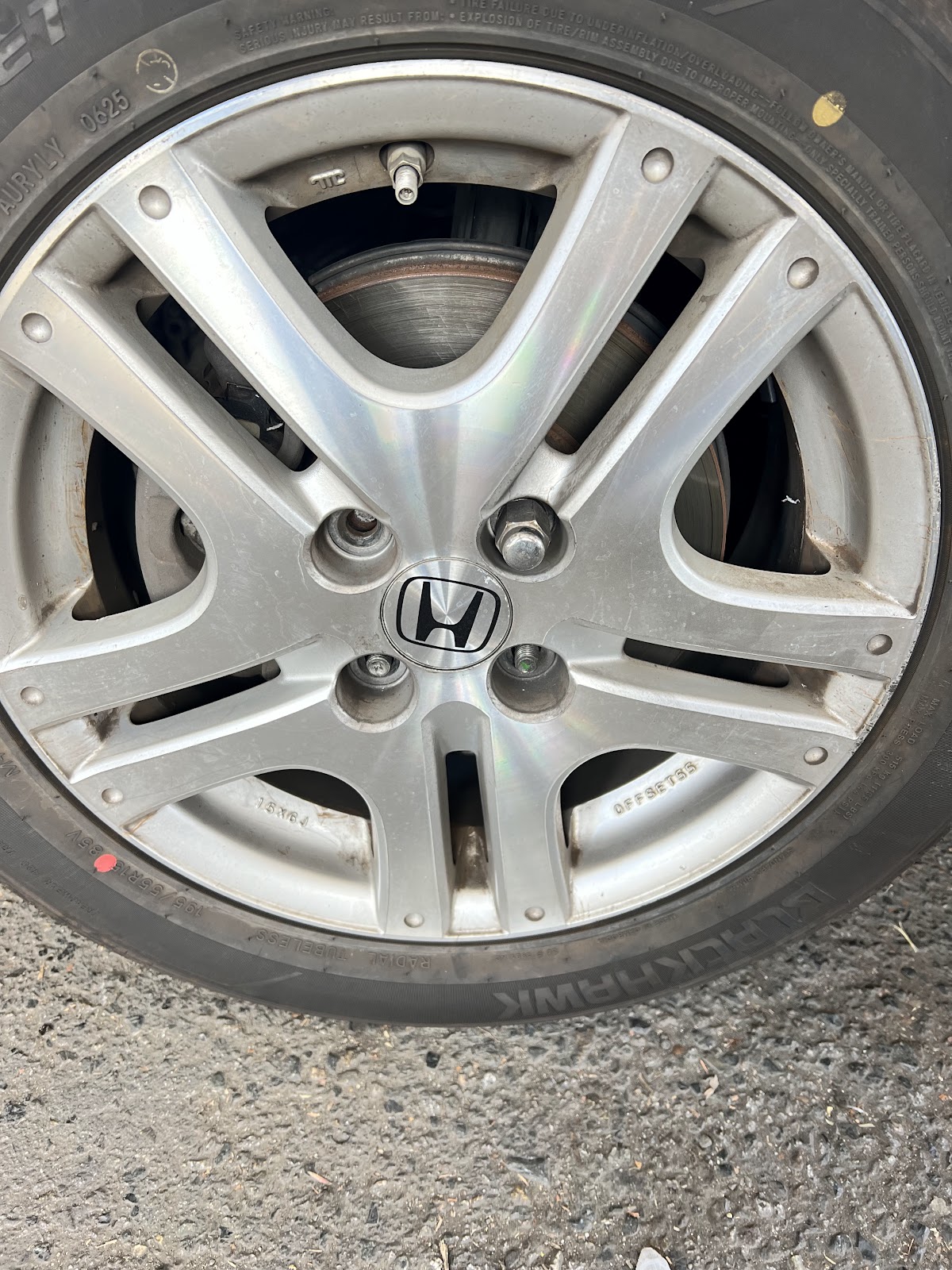 Wheel, brake and tire work